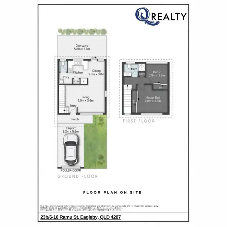 Floorplan of Homely house listing, 23B/6-16 Ramu Street, Eagleby QLD 4207