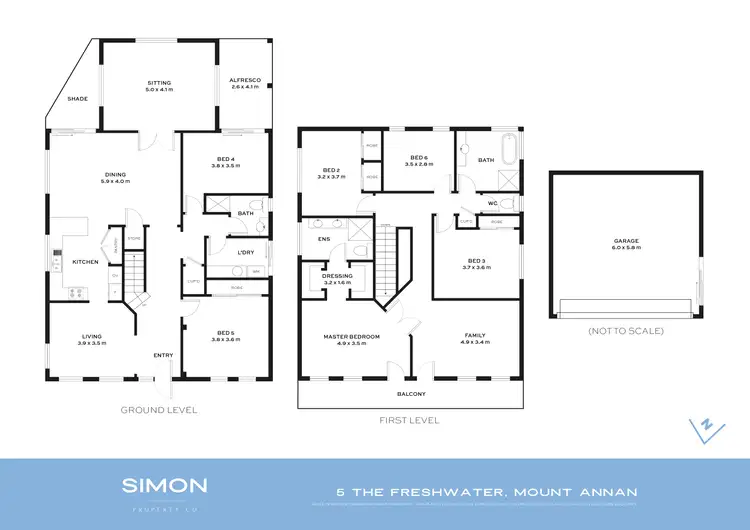 Floorplan of Homely house listing, 5 The Freshwater, Mount Annan NSW 2567