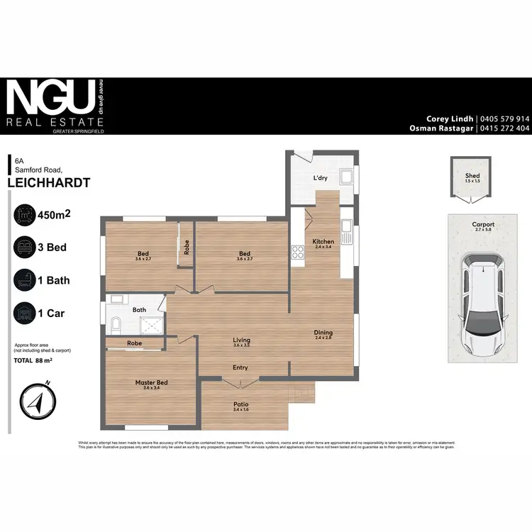 Floorplan of Homely house listing, 6A Samford Road, Leichhardt QLD 4305