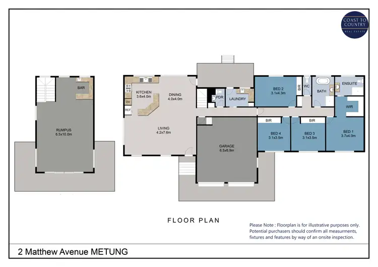 Floorplan of Homely house listing, 2 Matthew Avenue, Metung VIC 3904