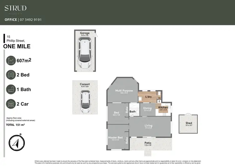 Floorplan of Homely house listing, 15 Phillip Street, One Mile QLD 4305