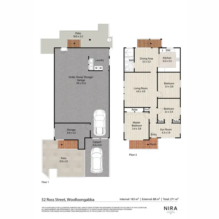 Floorplan of Homely house listing, 52 Ross Street, Woolloongabba QLD 4102