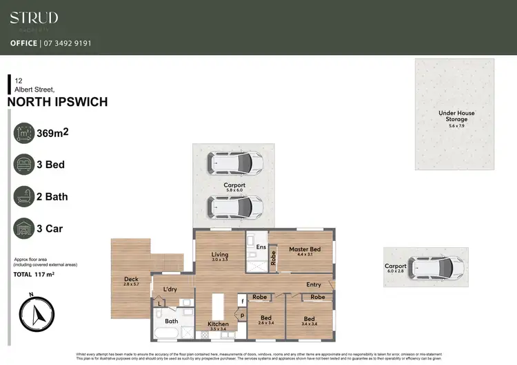 Floorplan of Homely house listing, 12 Albert Street, North Ipswich QLD 4305