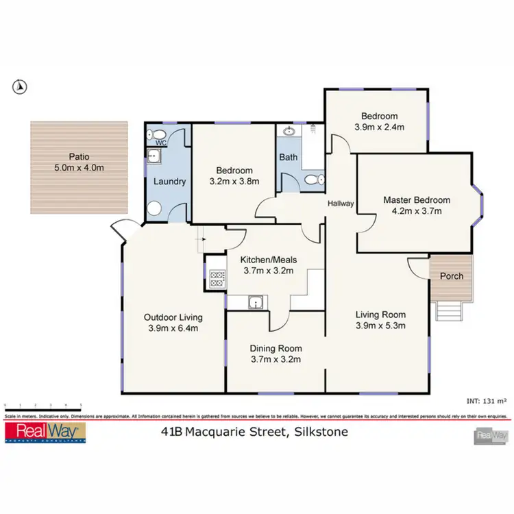 Floorplan of Homely house listing, 41B Macquarie Street, Silkstone QLD 4304