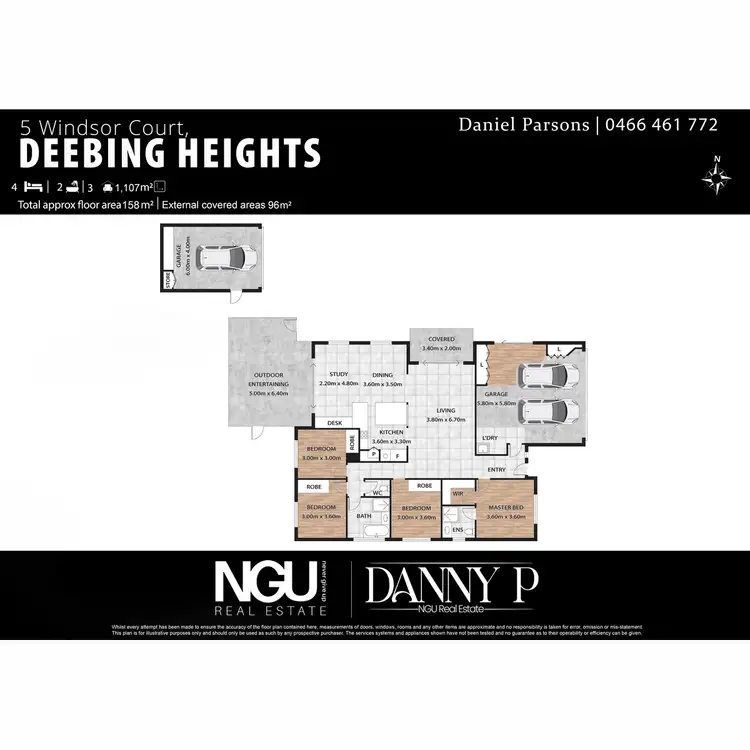 Floorplan of Homely house listing, 5 Windsor Court, Deebing Heights QLD 4306