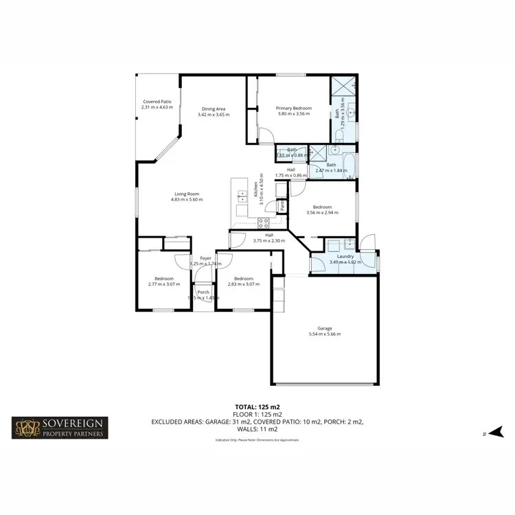 Floorplan of Homely house listing, 4 Sambar Court, Kearneys Spring QLD 4350