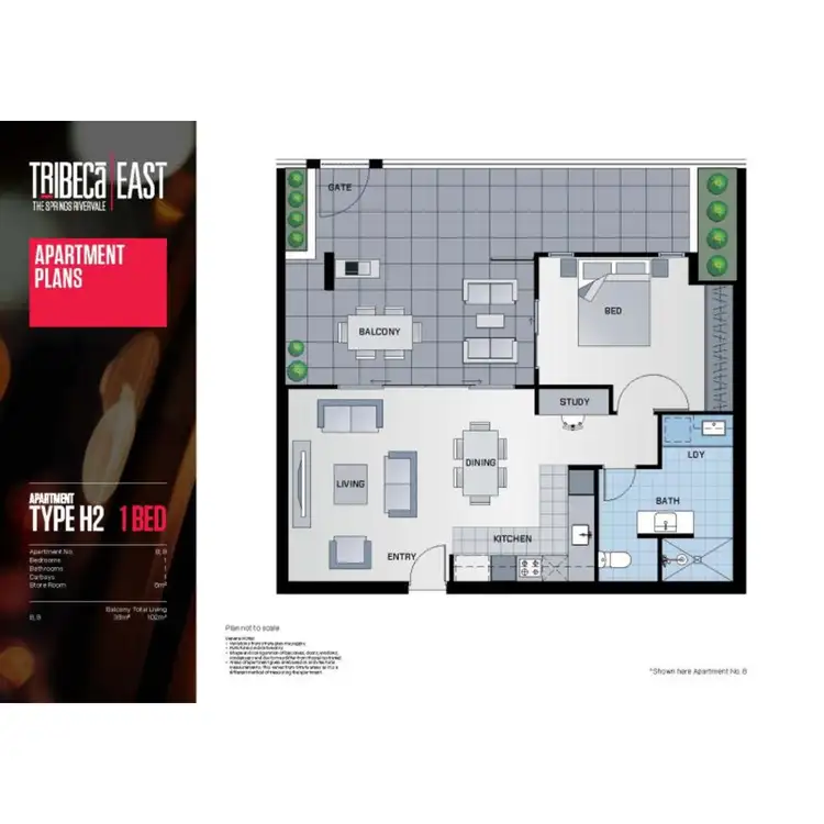Floorplan of Homely apartment listing, 3/9 Hawksburn Road, Rivervale WA 6103