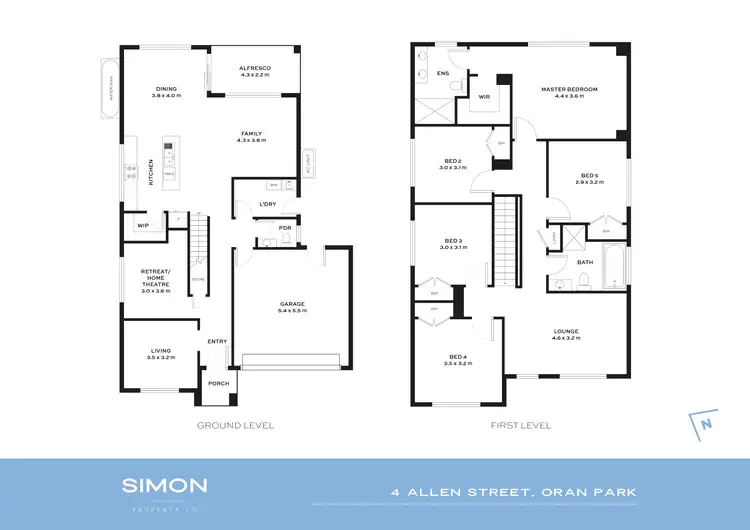 Floorplan of Homely house listing, 4 Allen Street, Oran Park NSW 2570