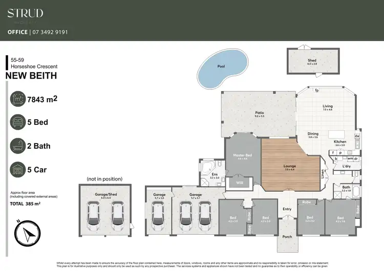 Floorplan of Homely house listing, 55-59 Horseshoe Crescent, New Beith QLD 4124