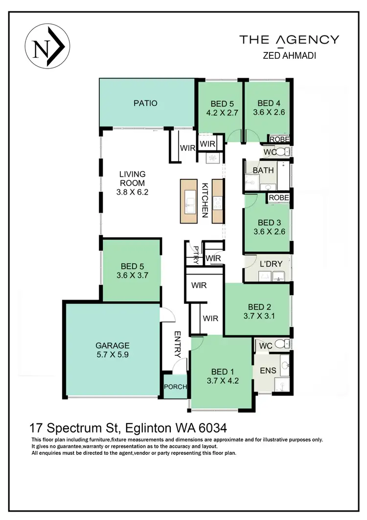 Floorplan of Homely house listing, 17 Spectrum Street, Eglinton WA 6034