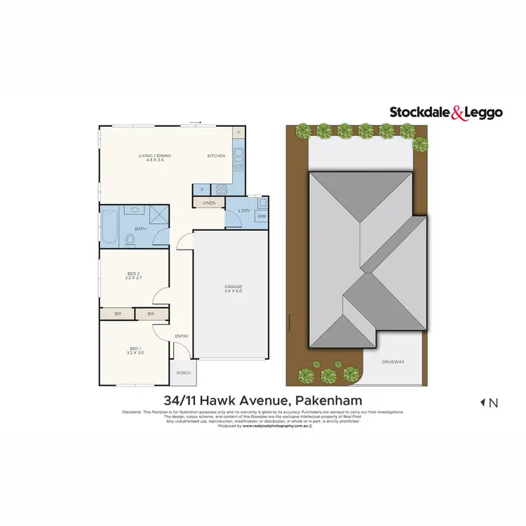 Floorplan of Homely unit listing, 34/11 Hawk Avenue, Pakenham VIC 3810