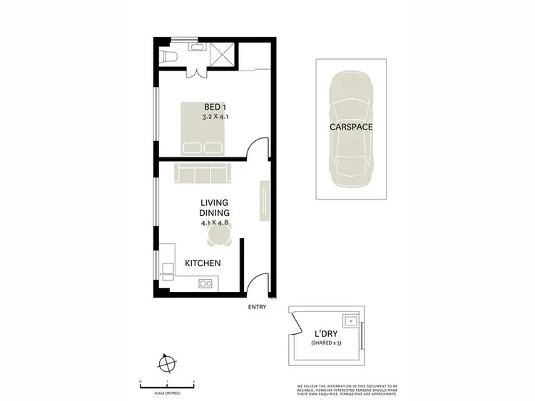 Floorplan of Homely apartment listing, 15/1 King Street, Balmain NSW 2041