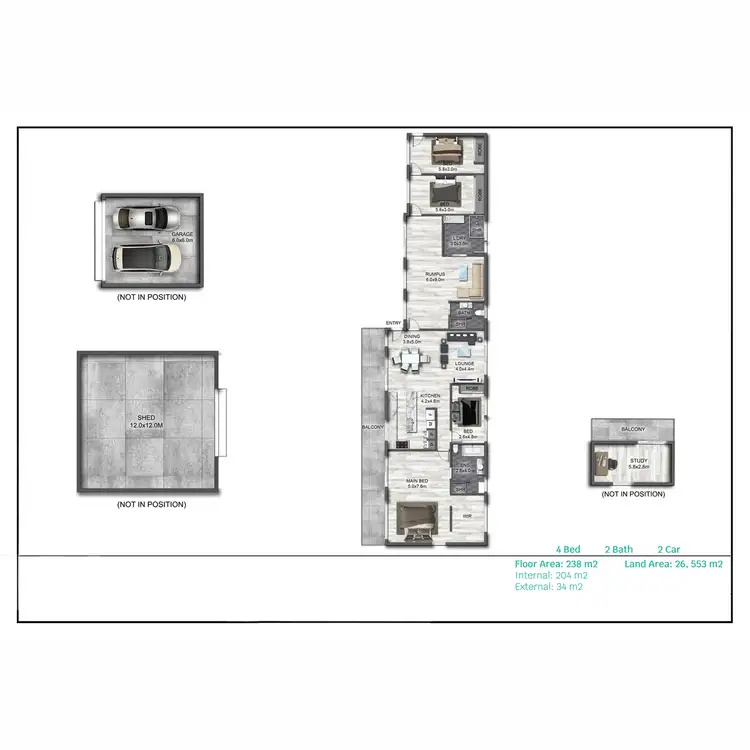 Floorplan of Homely rural property listing, 28 Palomino Road, Tamborine QLD 4270