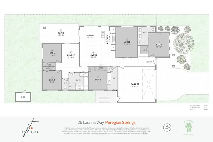 Floorplan of Homely house listing, 26 Laurina Way, Peregian Springs QLD 4573