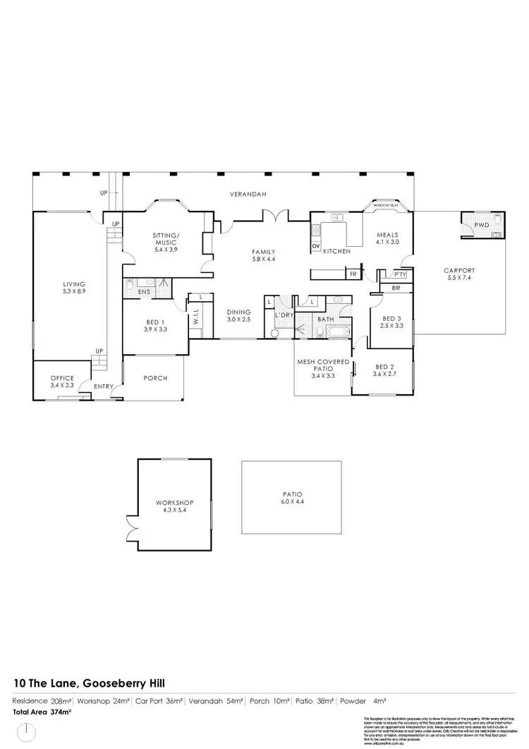 Floorplan of Homely house listing, 10 The Lane, Gooseberry Hill WA 6076