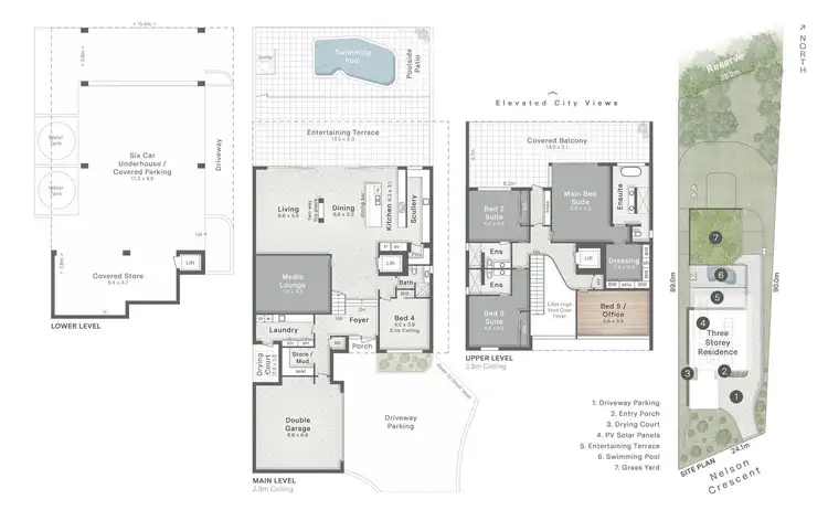 Floorplan of Homely house listing, 47 Nelson Crescent, Lesmurdie WA 6076