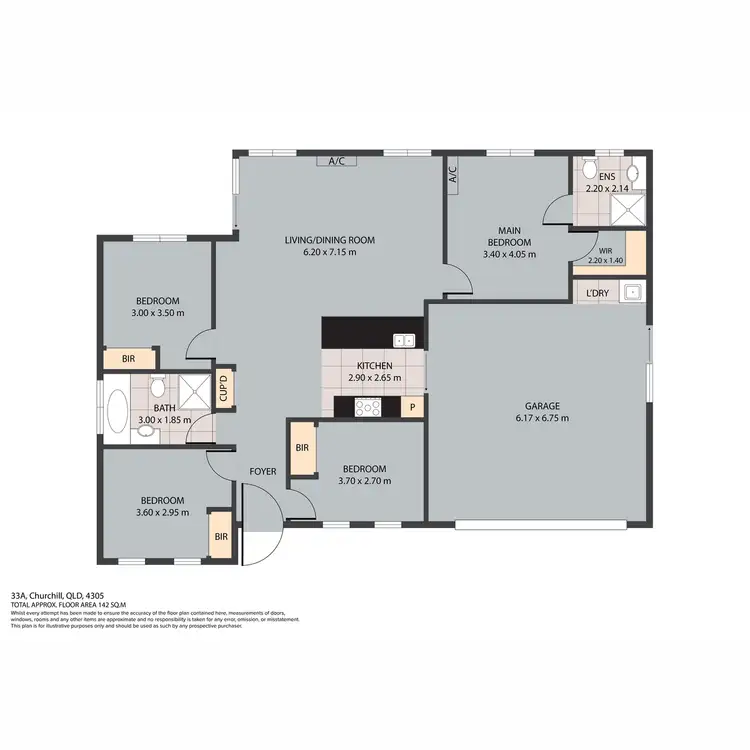 Floorplan of Homely house listing, 33A Churchill Street, Churchill QLD 4305