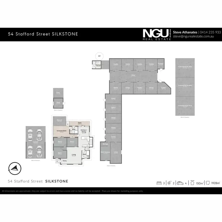 Floorplan of Homely house listing, 54 Stafford Street, Silkstone QLD 4304