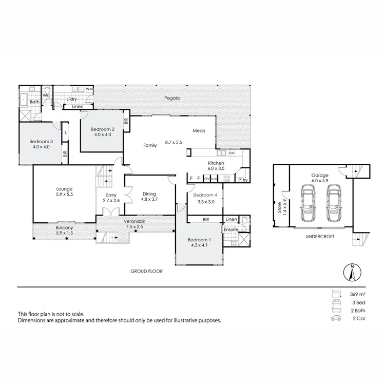 Floorplan of Homely house listing, 11A Hallin Court, Ardross WA 6153