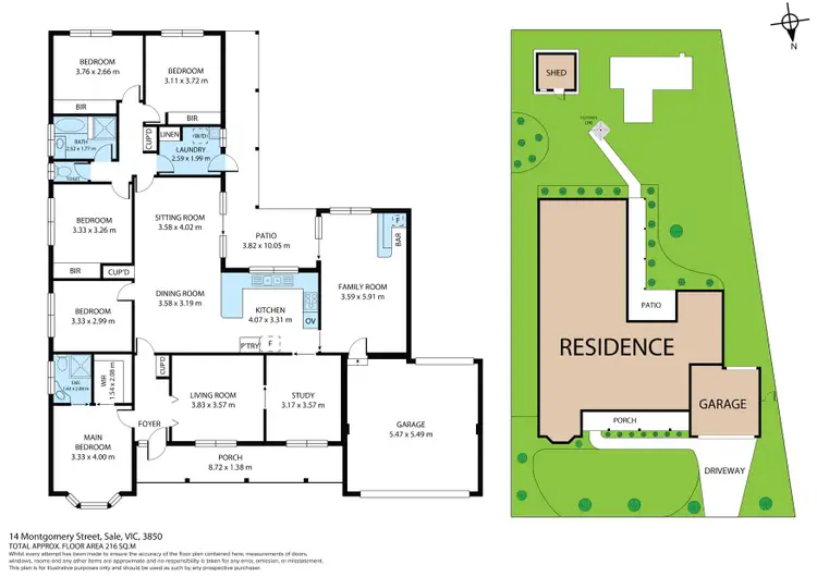 Floorplan of Homely house listing, 14 Montgomery Street, Sale VIC 3850