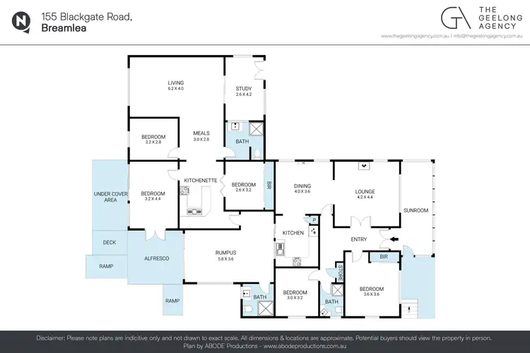 Floorplan of Homely rural property listing, 155 Blackgate Road, Breamlea VIC 3227