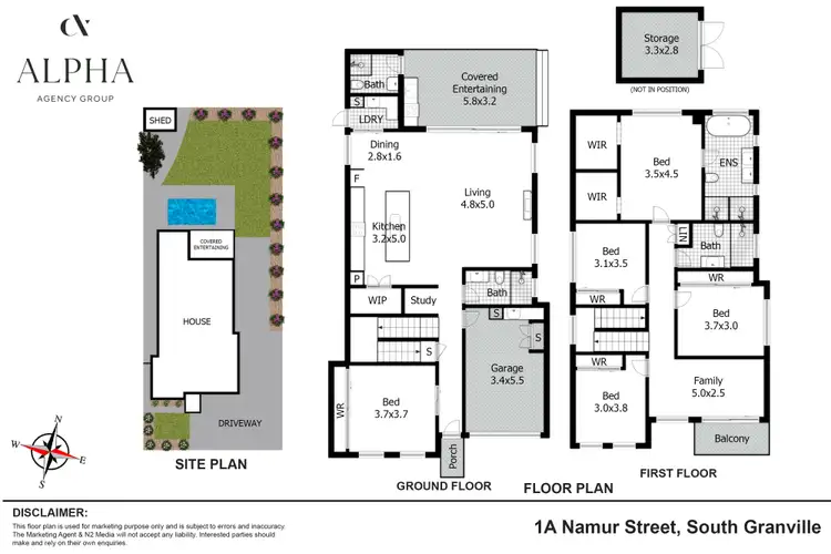 Floorplan of Homely house listing, 1A Namur Street, Granville NSW 2142