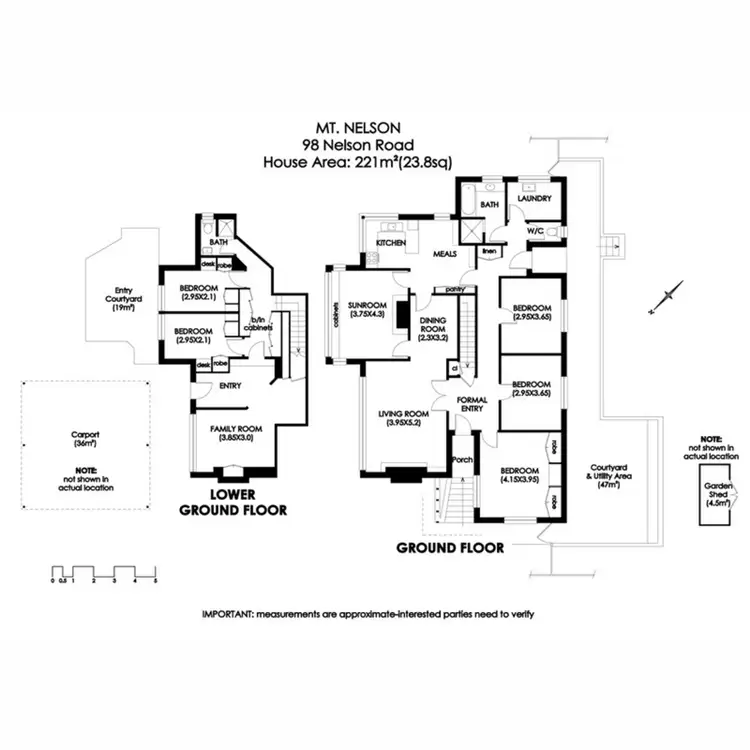 Floorplan of Homely house listing, 98 Nelson Road, Mount Nelson TAS 7007