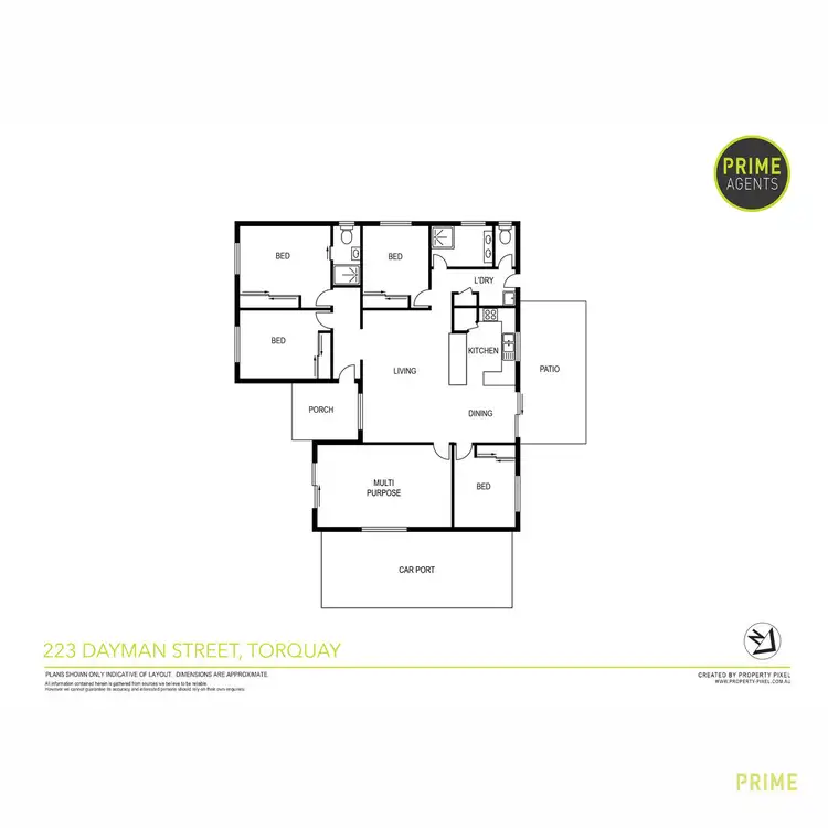 Floorplan of Homely house listing, 223 Dayman Street, Urangan QLD 4655