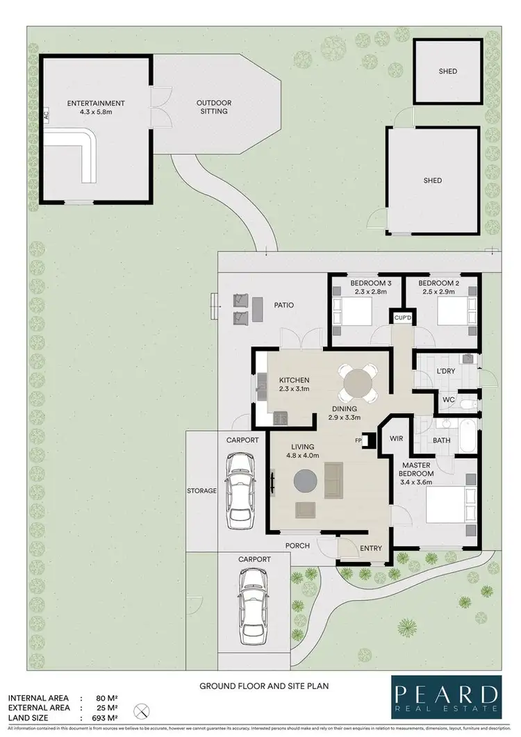 Floorplan of Homely house listing, 129 Reynolds Road, Forrestfield WA 6058