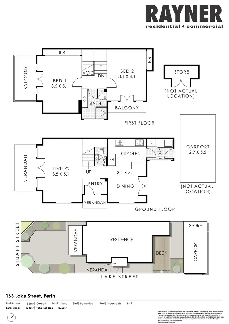 Floorplan of Homely house listing, 163 Lake Street, Perth WA 6000