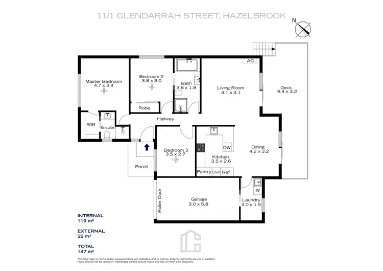 Floorplan of Homely villa listing, 11/1 Glendarrah Street, Hazelbrook NSW 2779