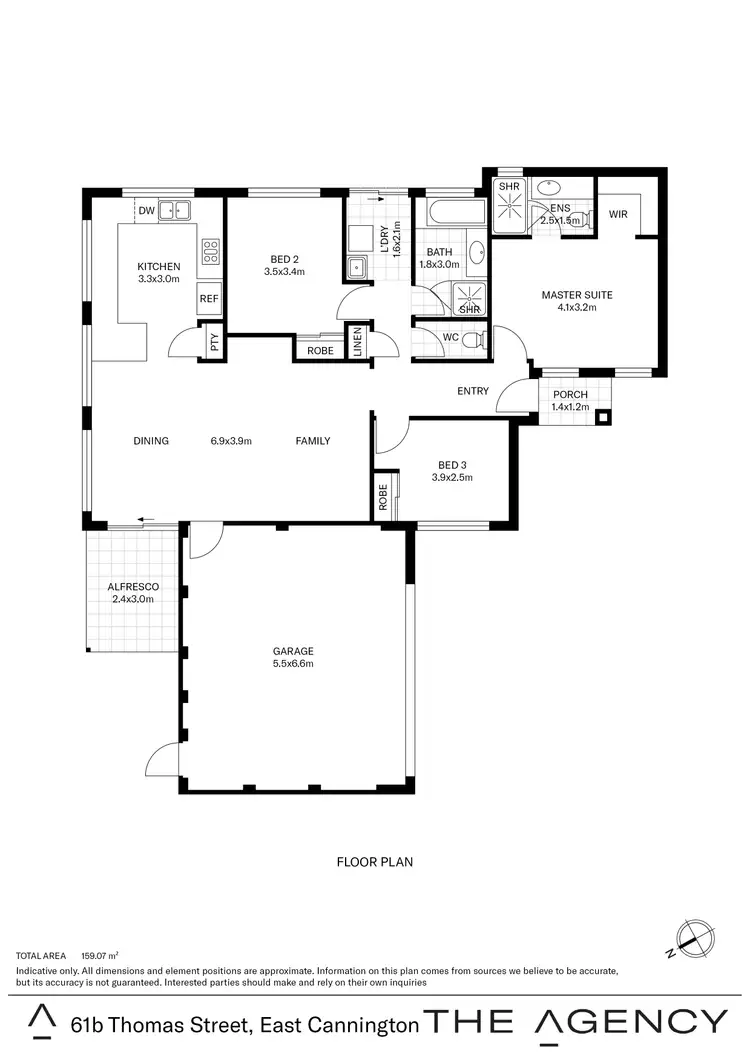 Floorplan of Homely house listing, 61b Thomas Street, East Cannington WA 6107