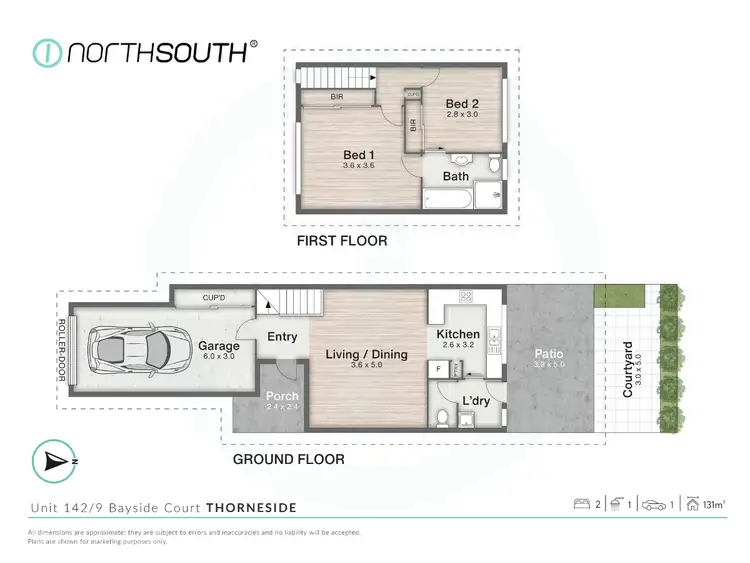Floorplan of Homely townhouse listing, 142/9 Bayside Court, Thorneside QLD 4158