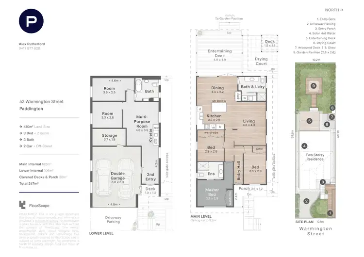 Floorplan of Homely house listing, 52 Warmington Street, Paddington QLD 4064