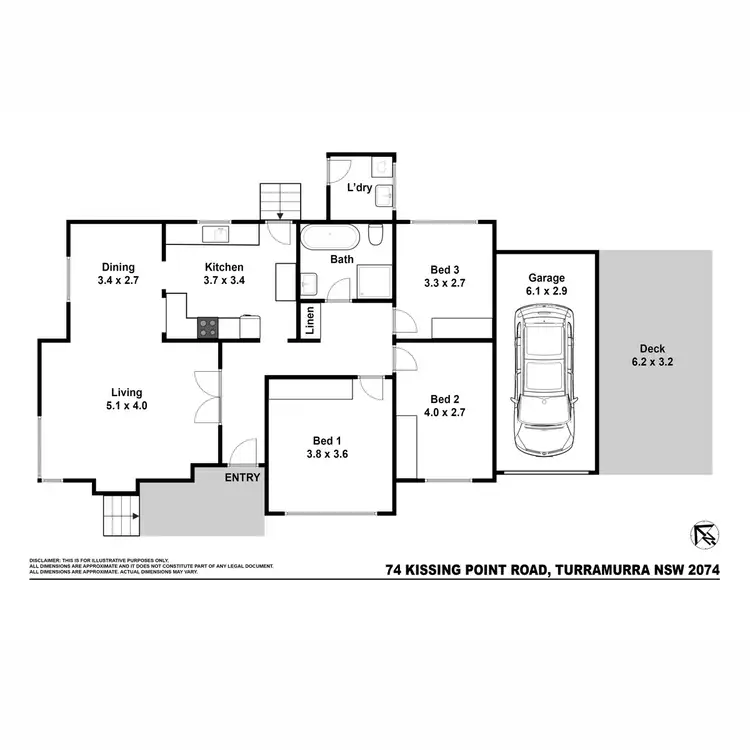 Floorplan of Homely house listing, 74 Kissing Point Road, Turramurra NSW 2074