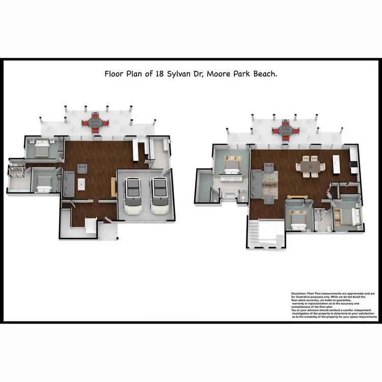 Floorplan of Homely house listing, 18 Sylvan Drive, Moore Park Beach QLD 4670