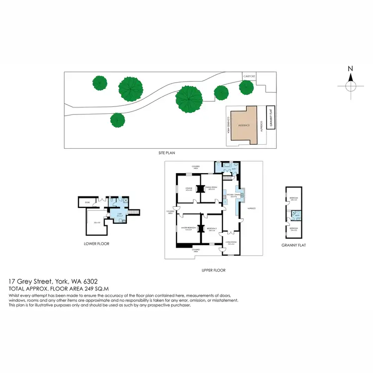 Floorplan of Homely house listing, 17 Grey Street, York WA 6302