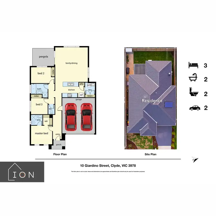 Floorplan of Homely house listing, 10 Giardino Street, Clyde VIC 3978