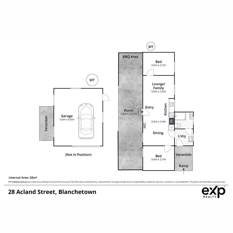 Floorplan of Homely house listing, 28 Acland Street, Blanchetown SA 5357