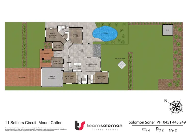 Floorplan of Homely house listing, 11 Settlers Circuit, Mount Cotton QLD 4165