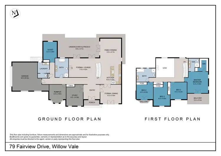 Floorplan of Homely house listing, 79 Fairview Drive, Willow Vale QLD 4209
