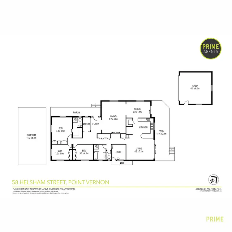 Floorplan of Homely house listing, 58 Helsham Street, Point Vernon QLD 4655