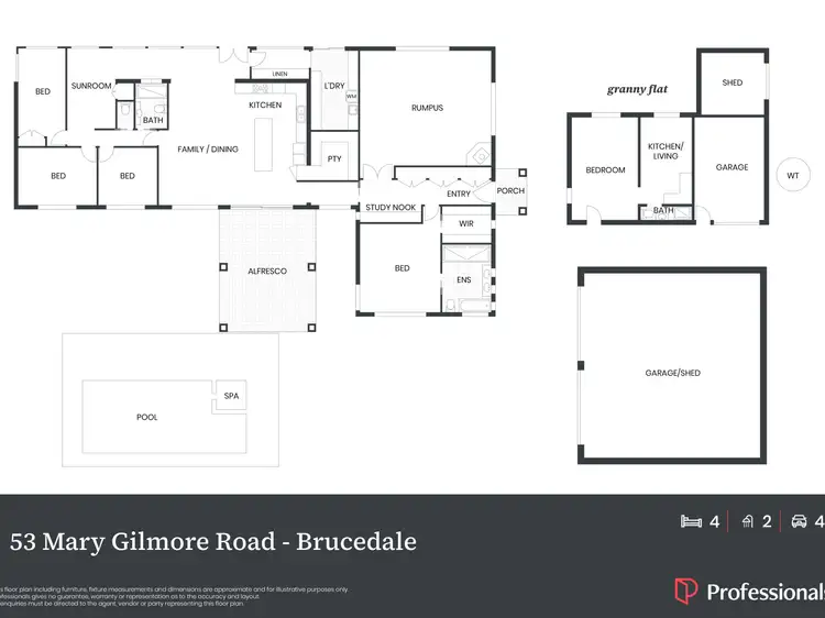 Floorplan of Homely house listing, 53 Mary Gilmore Road, Wagga Wagga NSW 2650