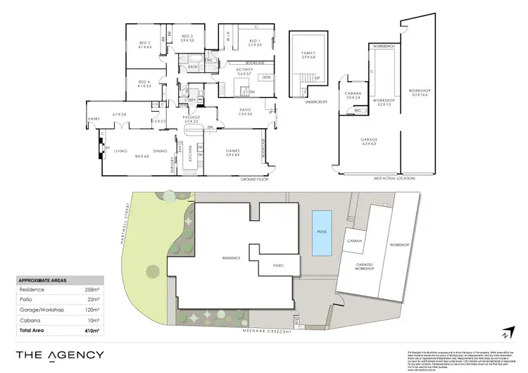 Floorplan of Homely house listing, 46 Meenaar Crescent, Coolbinia WA 6050