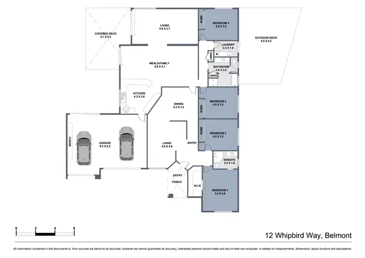 Floorplan of Homely house listing, 12 Whipbird Way, Belmont NSW 2280
