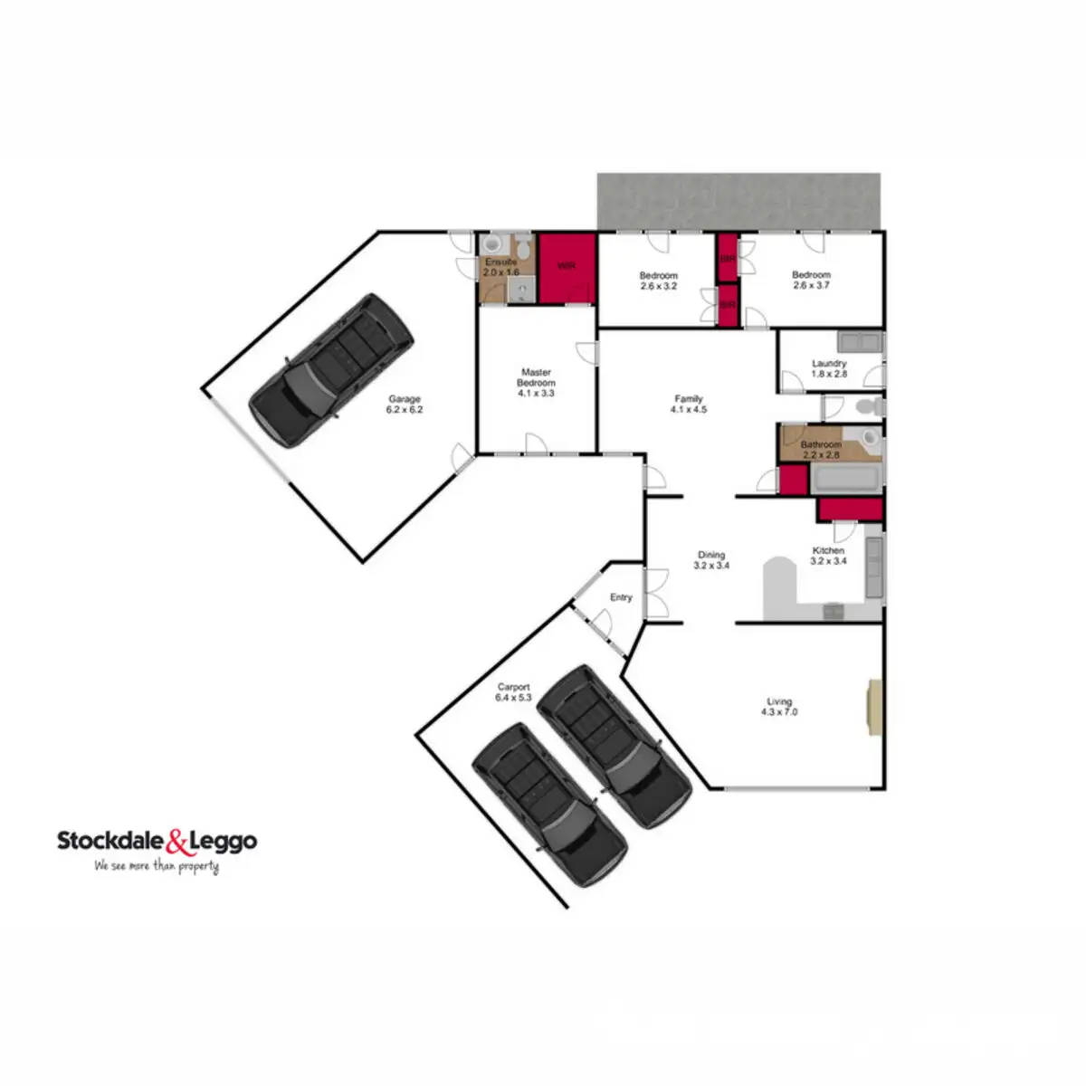 Floorplan of Homely house listing, 1 Field Court, Morwell VIC 3840