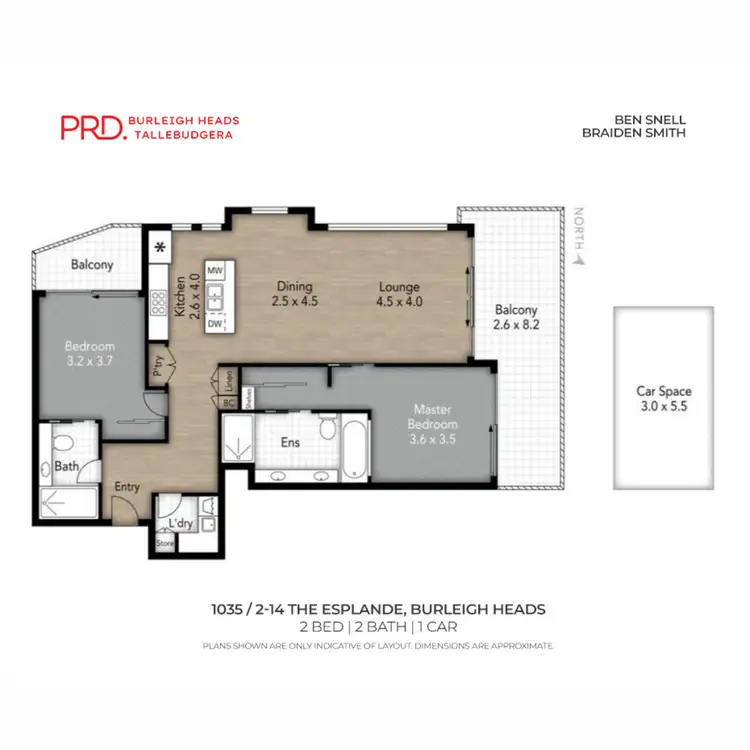 Floorplan of Homely unit listing, 1035/2-14 The Esplanade, Burleigh Heads QLD 4220