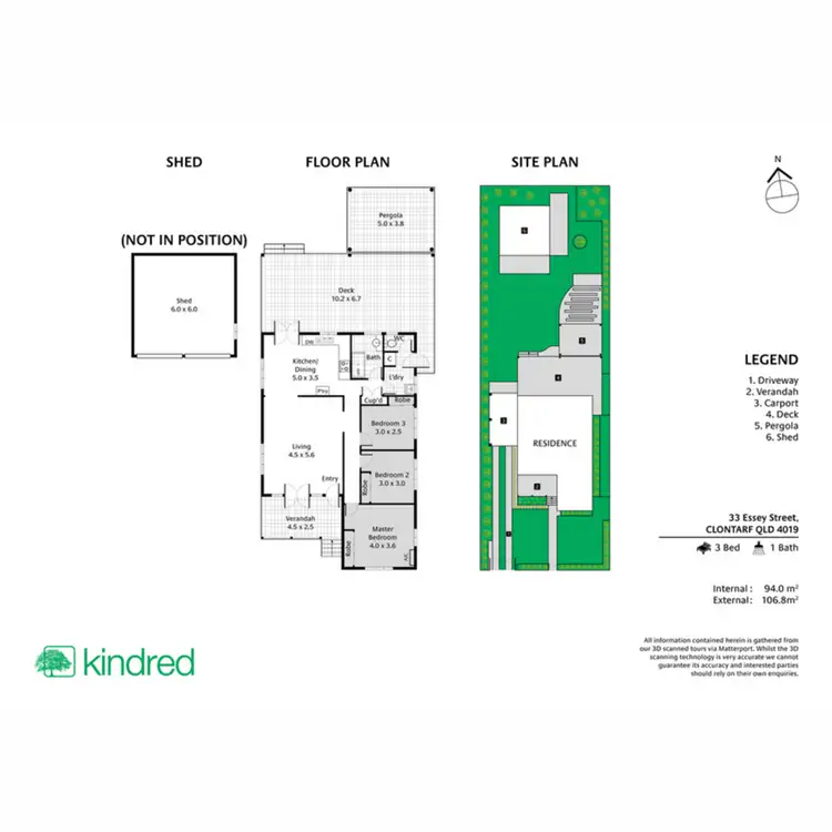 Floorplan of Homely house listing, 33 Essey Street, Clontarf QLD 4019