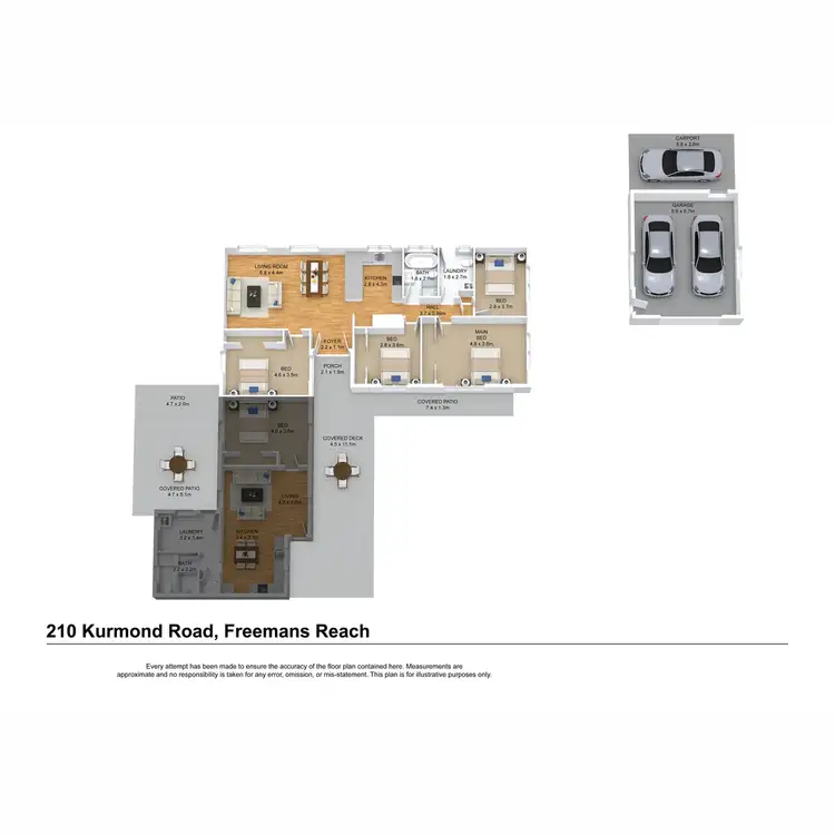 Floorplan of Homely house listing, 210 Kurmond Road, Freemans Reach NSW 2756