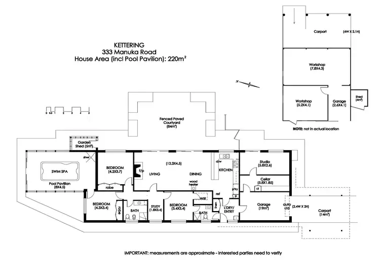 Floorplan of Homely house listing, 333 Manuka Road, Kettering TAS 7155